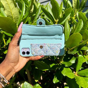 CANDY WALLET CASE - BABY BLUE